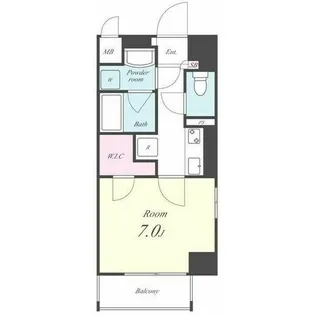 アイボリー【6階】の間取り