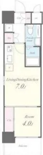 LaCASA玉造【8階】の間取り