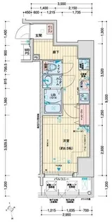 アドバンス難波南ノエル【4階】の間取り