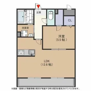 エヴァーホワイト【2階】の間取り