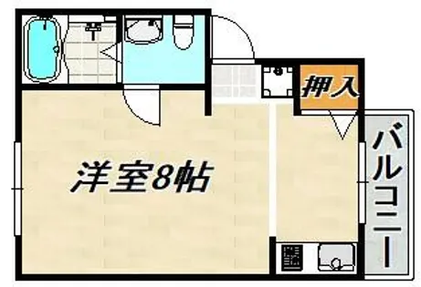 ルネ月見山【1階】の間取り