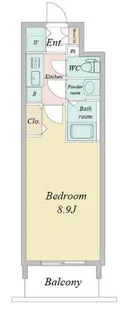 プライムアーバン御堂筋本町【8階】の間取り