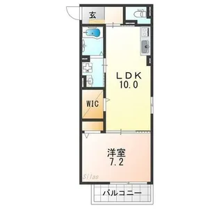 Masa Court Hana【1階】の間取り