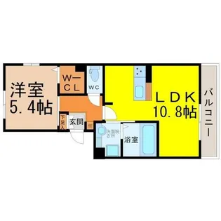 アバンサール【3階】の間取り