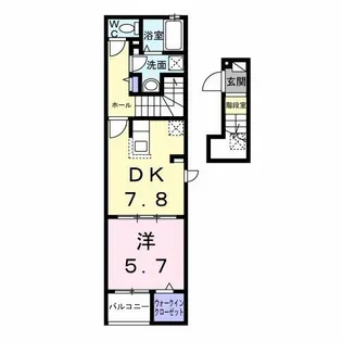 バーミィ ベル【2階】の間取り
