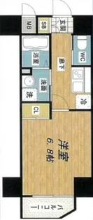 ジュネーゼグラン本町East【7階】の間取り