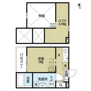 ラクーチェ【2階】の間取り