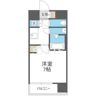 エグゼ難波南Ⅴ【5階】の間取り