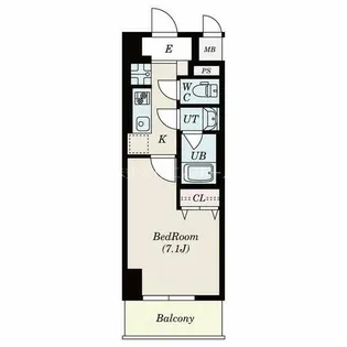 ドゥナーレ辻町【2階】の間取り