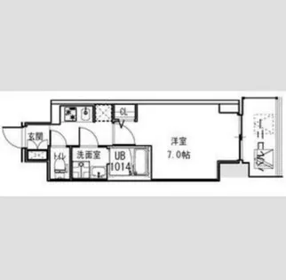 S-RESIDENCE福島Alovita【5階】の間取り
