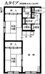 澄川3条ロイヤルハイツ【3階】の間取り