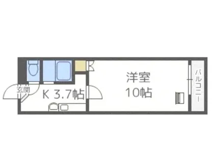北海道札幌市手稲区前田八条15丁目【マンション】の間取り