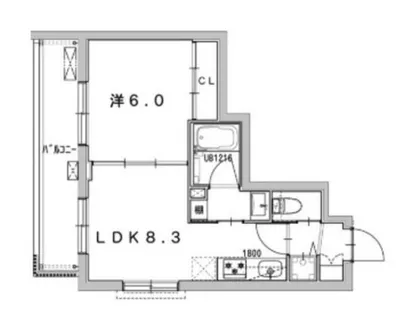 モナド【5階】の間取り