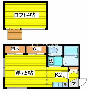 アクイール麻生【2階】の間取り