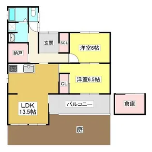 愛知県蒲郡市平田町長根【一戸建】の間取り