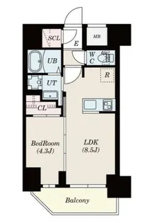 セレニテ本町リアン【12階】の間取り