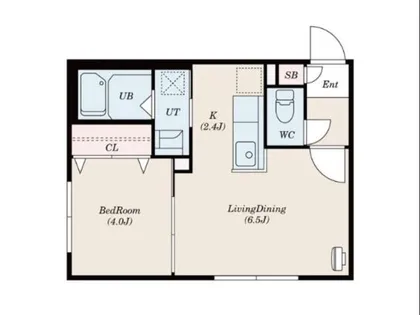 1LDKの間取り画像