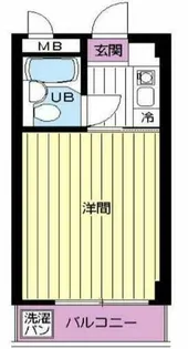 松月マンション【4階】の間取り