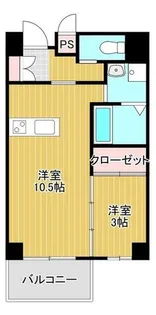 メゾンキコー今里【6階】の間取り