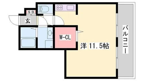 シャレーコート【301号室】の間取り