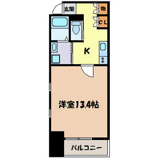 ハーツウェーブ【5階】の間取り
