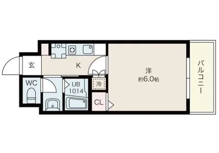 大阪府堺市堺区浅香山町3丁【マンション】の間取り