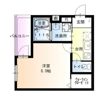 フジパレス深江橋南Ⅱ番館【1階】の間取り