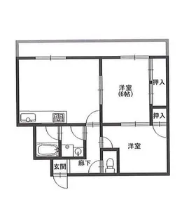大阪府堺市北区奥本町1丁【アパート】の間取り