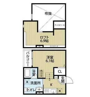 大阪府堺市堺区東湊町5丁【アパート】の間取り