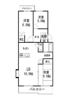 大阪府堺市西区鳳南町5丁【アパート】の間取り