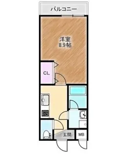 大阪府堺市東区引野町1丁【アパート】の間取り