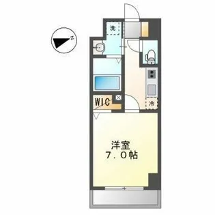 プレイズシード車道アベニュー【9階】の間取り
