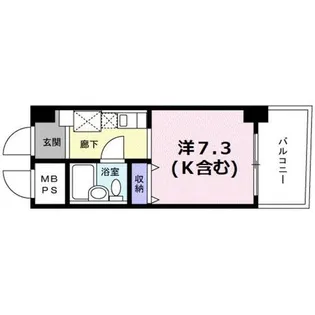 Gloire烏丸五条【2階】の間取り
