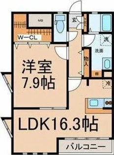 SOL LEVANTE【3階】の間取り