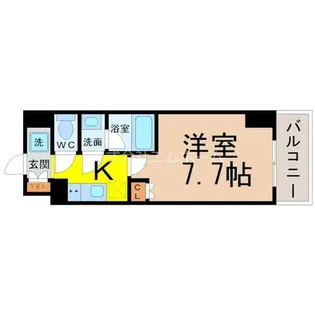 愛知県名古屋市中区栄5丁目【マンション】の間取り