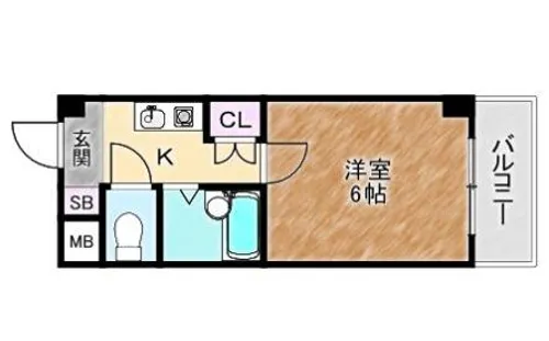 大阪府堺市西区上【マンション】の間取り