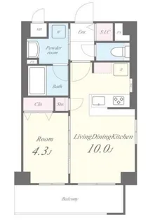 Moolio新深江【5階】の間取り
