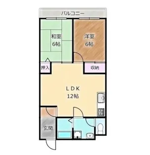 大阪府堺市北区百舌鳥本町1丁【アパート】の間取り