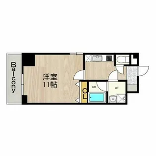 CITY SPIRE浜大津駅前【7階】の間取り