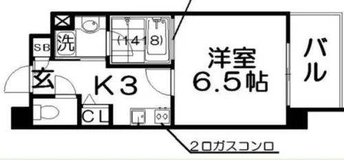 StoRKResidence昭和町【8階】の間取り