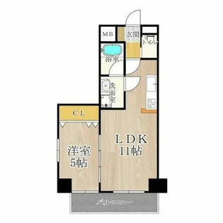 RーⅡコート【6階】の間取り