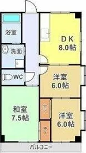 メゾン ド 奥村【4階】の間取り