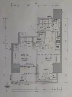 オープンレジデンシア名古屋栄【15階】の間取り