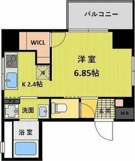 Casa Avenue Ikeshita【7階】の間取り