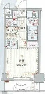 プレサンス桜通り葵【7階】の間取り