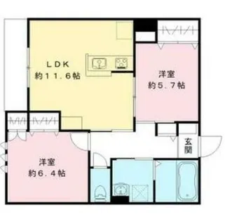 大阪府堺市北区百舌鳥梅町1丁【アパート】の間取り
