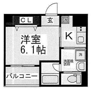 大阪府堺市西区浜寺諏訪森町西1丁【マンション】の間取り