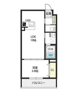 大阪府堺市堺区北庄町1丁【アパート】の間取り