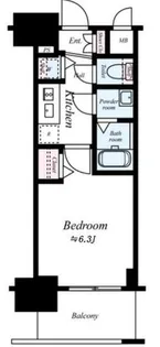 プレサンス大阪城公園ネクサス【2階】の間取り