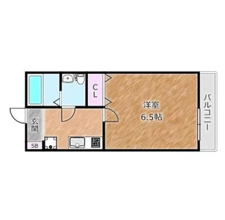 大阪府堺市堺区北向陽町1丁【アパート】の間取り